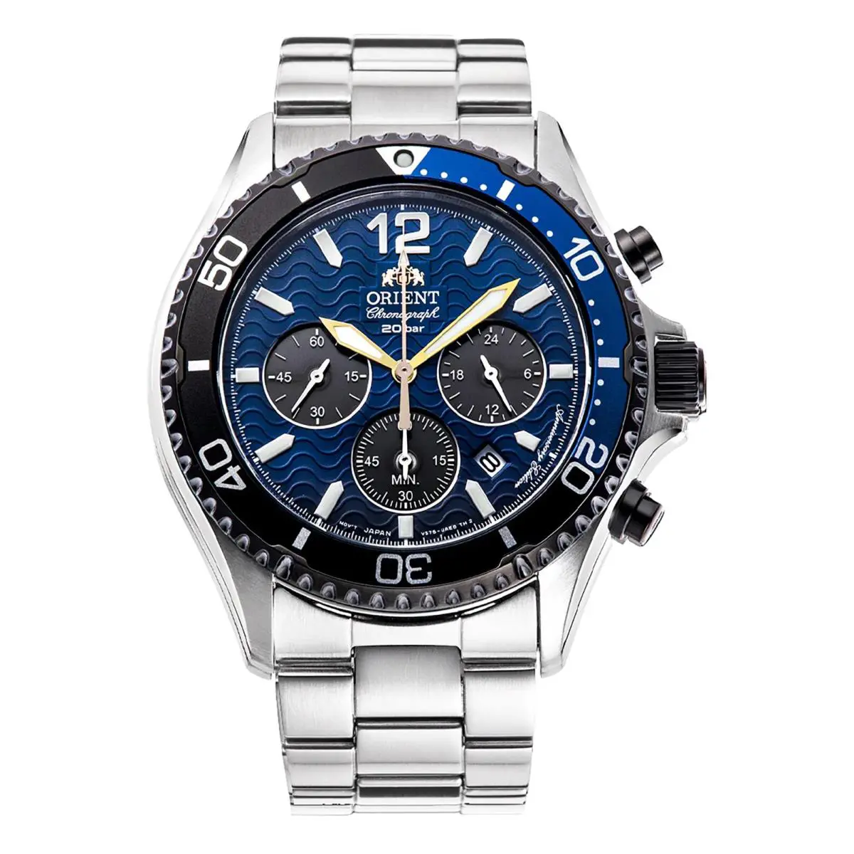 Orient RA-TX0208L10B RA-TX0208L Mako Solar Men`s Sapphire 200m WR