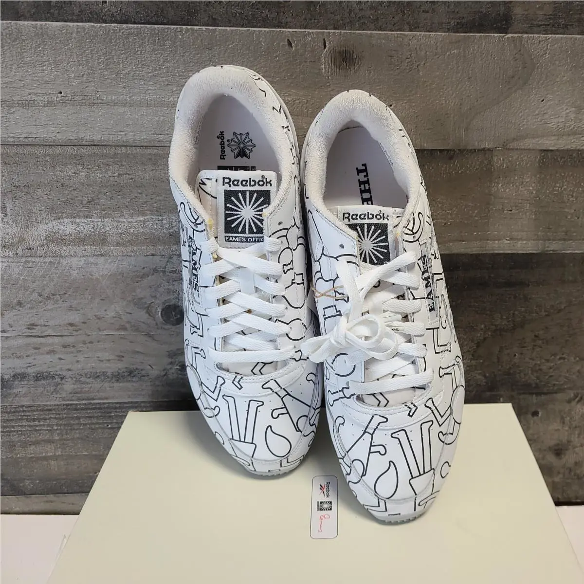 Reebok shoes - Eames Classic Leather - Eames Classic Leather - Cloud White / Cloud White / Core Black 4
