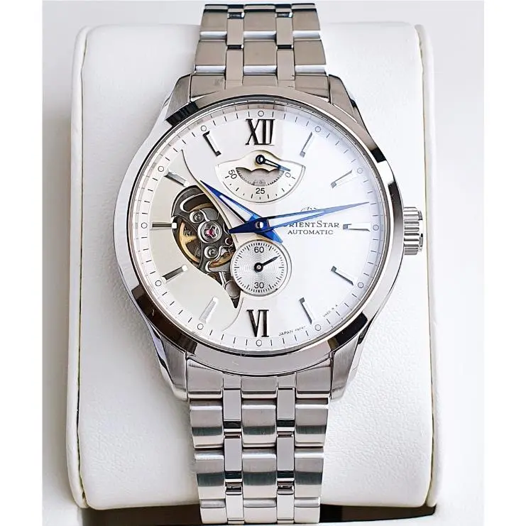 Star Automatic RK-AV0B01S Silver Dial Men`s Watch Power Reserve by Orient