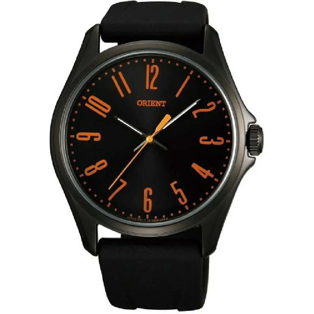 Orient FQC0S008B0 Men`s Sport Stainless Quartz Movement Silicone Strap 50m WR