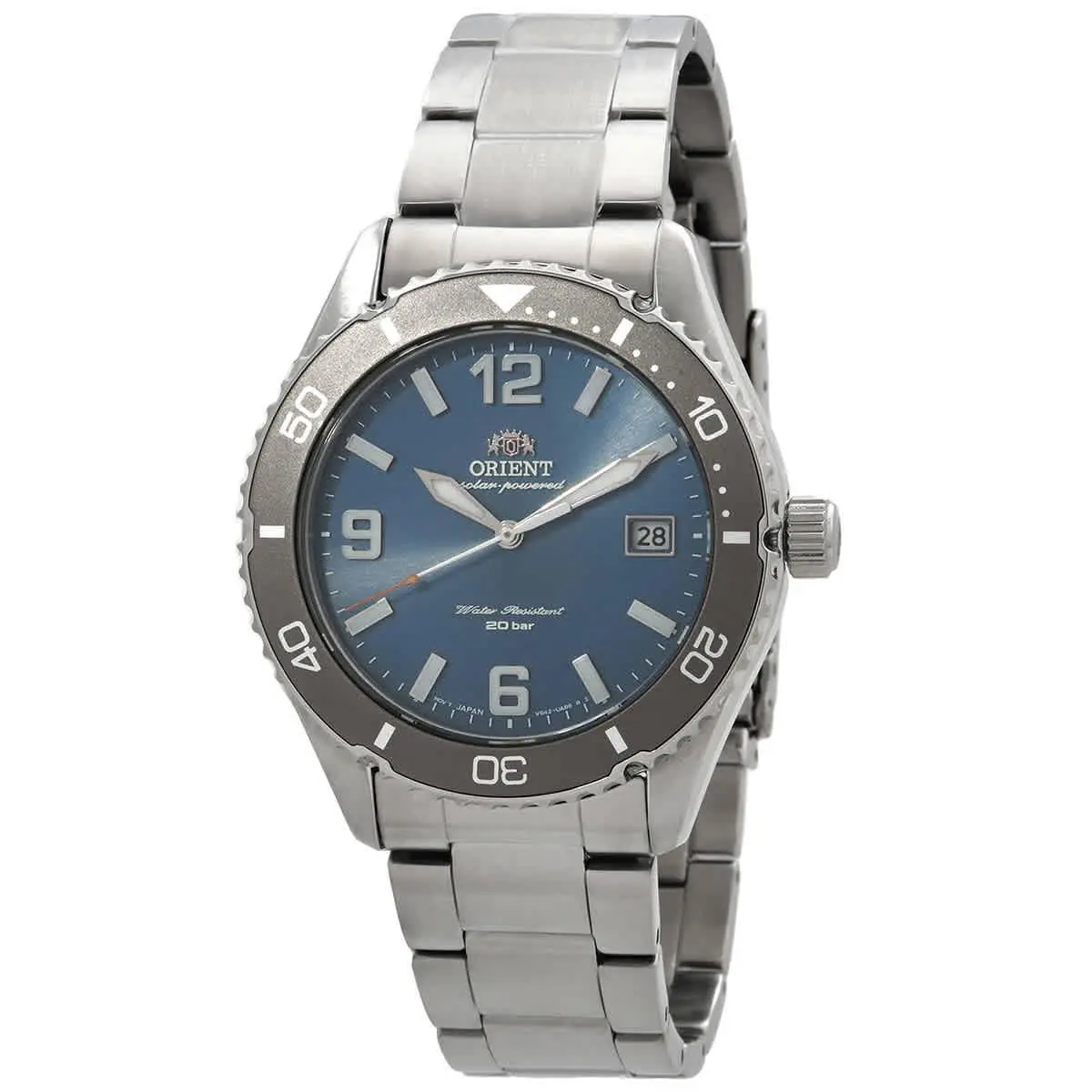 Sport Solar Blue Dial Men`s Watch RA-WJ0002L10B by Orient