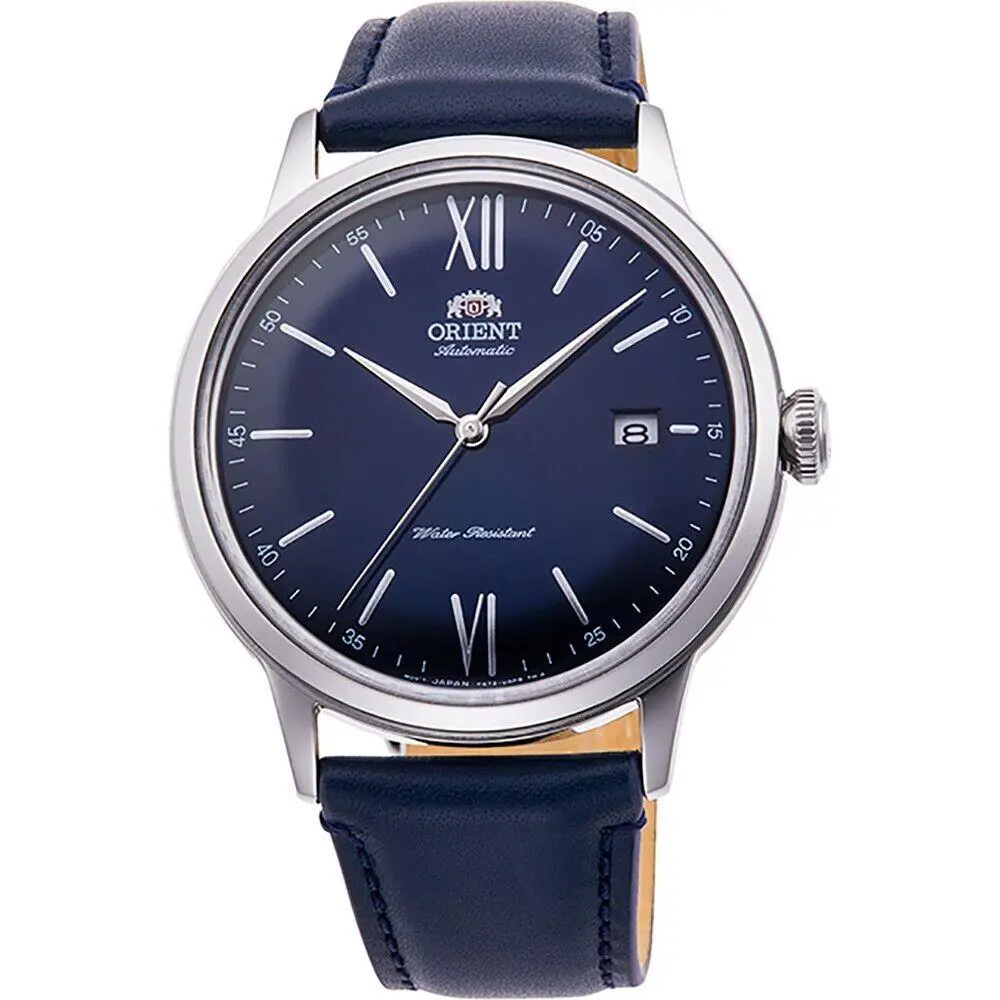 Orient RA-AC0021L10B RA-AC0021L Men Mechanical Silver Tone Blue Dial Strap WR