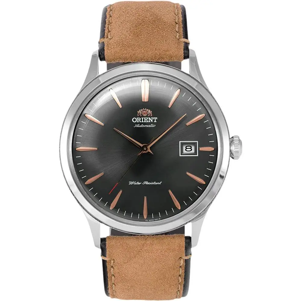 Orient Men`s Bambino Version 4 Gray Dial Automatic 42mm Watch AC08003A