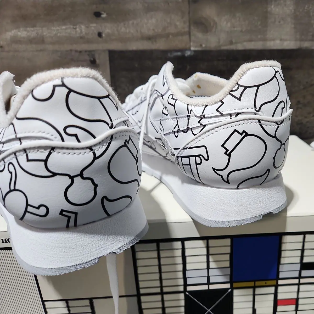 Reebok shoes - Eames Classic Leather - Eames Classic Leather - Cloud White / Cloud White / Core Black 8