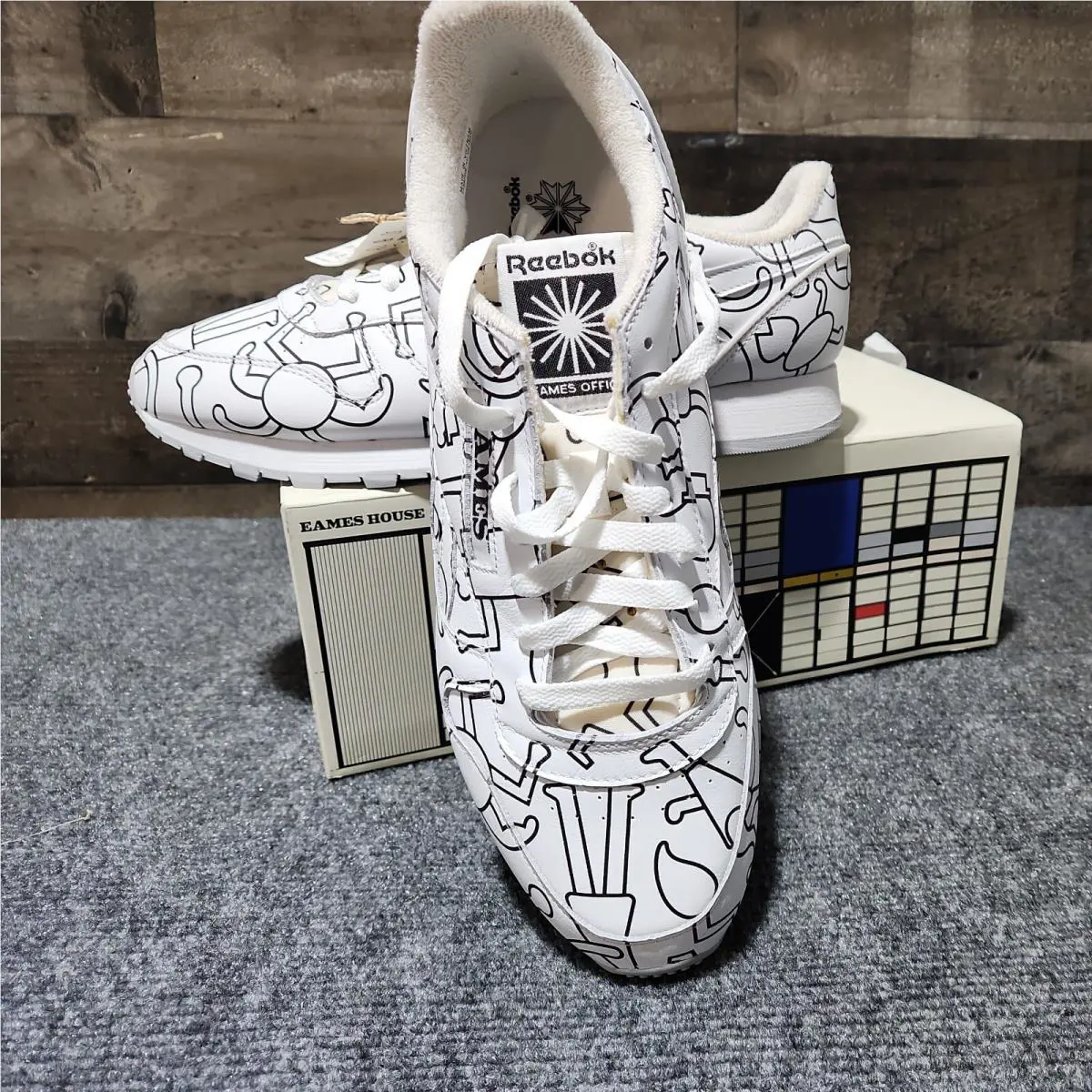 Reebok shoes - Eames Classic Leather - Eames Classic Leather - Cloud White / Cloud White / Core Black 1
