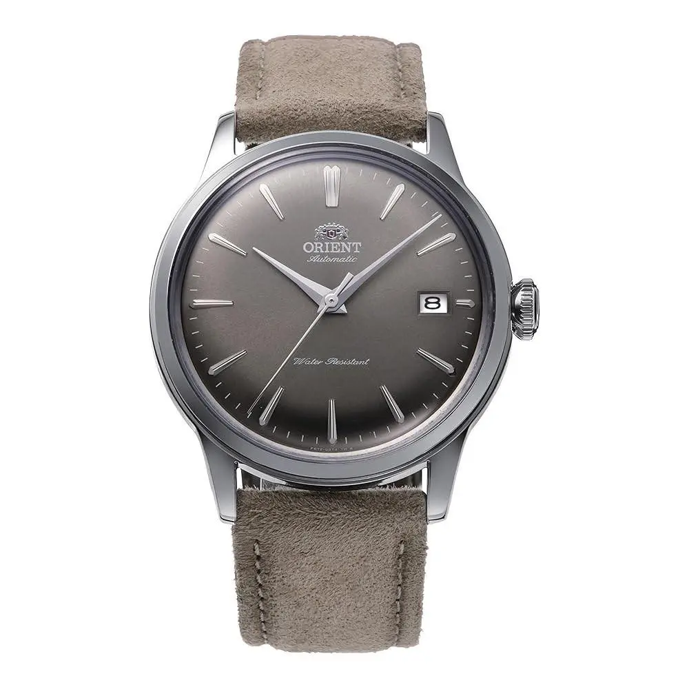 Orient Men`s Bambino Gray Dial Automatic 38mm Watch RA-AC0M13N