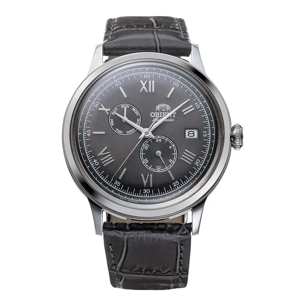 Men`s Bambino Version 8 Gray Dial Automatic 41mm Watch RA-AK0704N by Orient