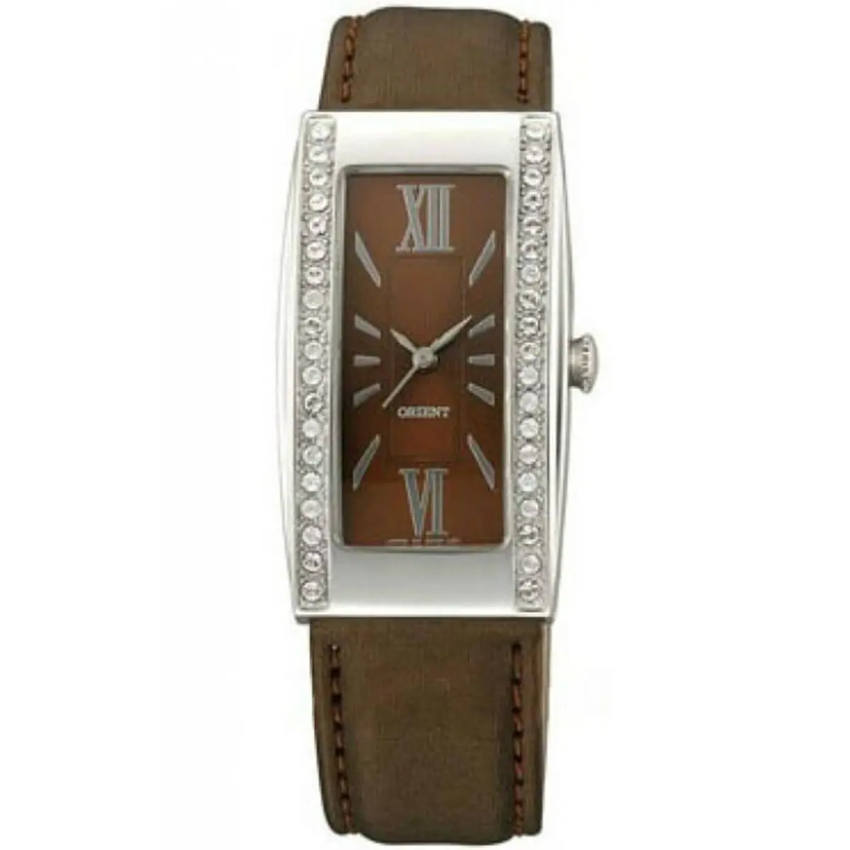 Orient FQCAT003T0 Ladies Dress Stainless Quartz Movement Leather Strap WR