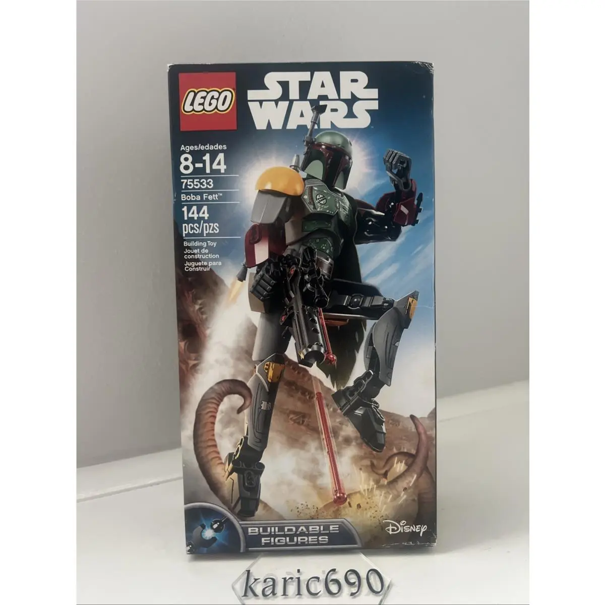 Disney Star Wars Lego Boba Fett Buildable Figures 75533 Toy 144 Pcs Age 8-14