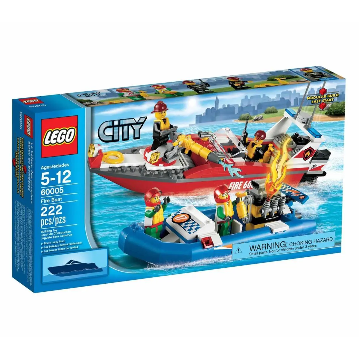 Lego City Set 60005 Fire Boat