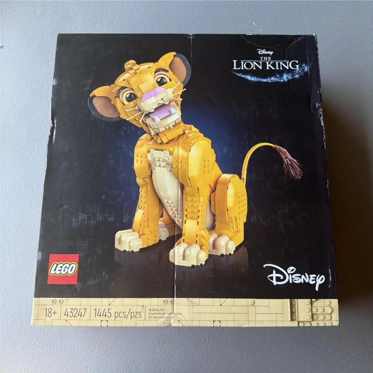 Lego Disney 43247 Young Simba The Lion King 1445 Pcs