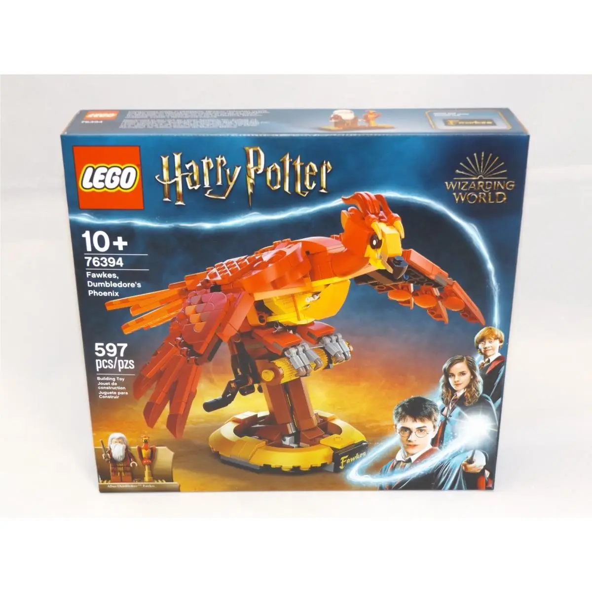 Lego 76394 Fawkes Dumbledore`s Phoenix Harry Potter Albus Dumbledore