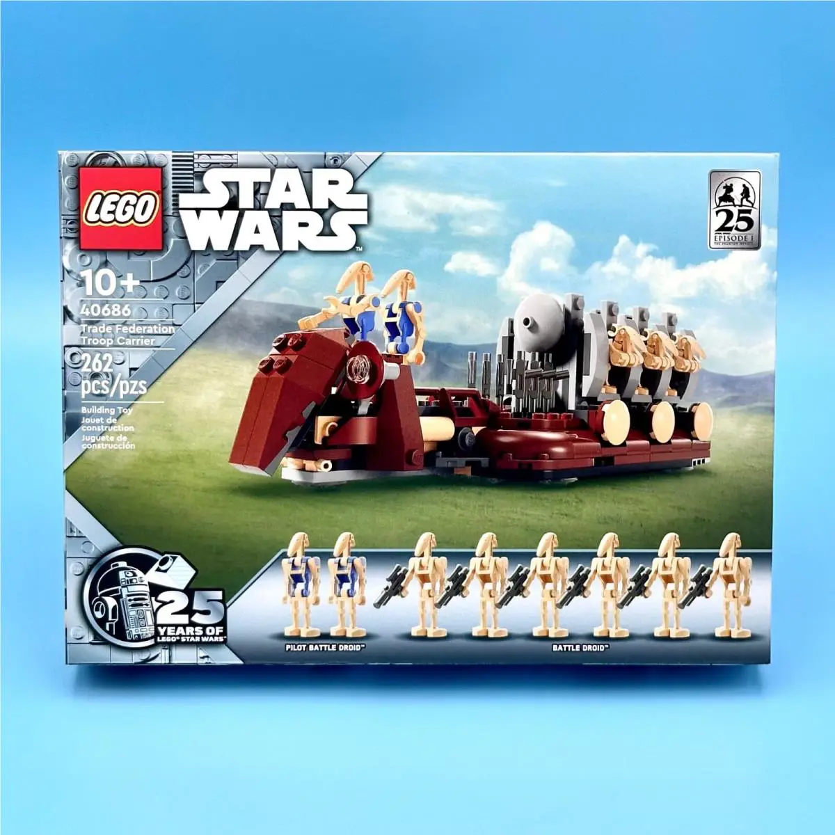 Lego Star Wars Trade Federation Troop Carrier 40686 8 Battle Droids Minfigures