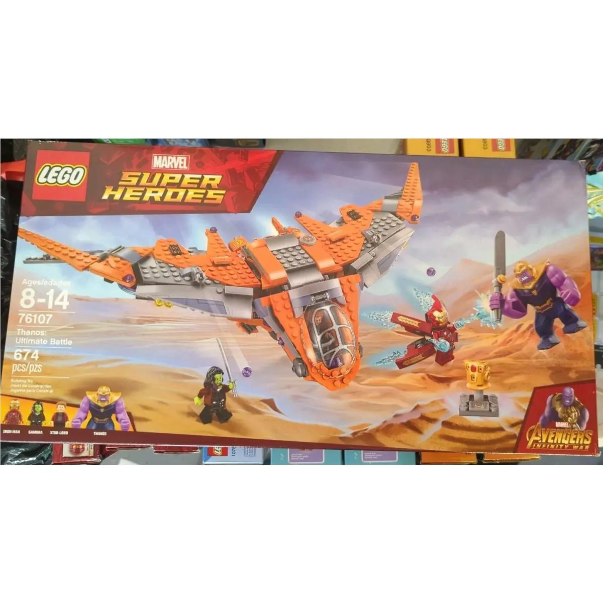Lego 76107 Avengers Superhero Adventures:thanos Ultimate Battle-2018-Rare