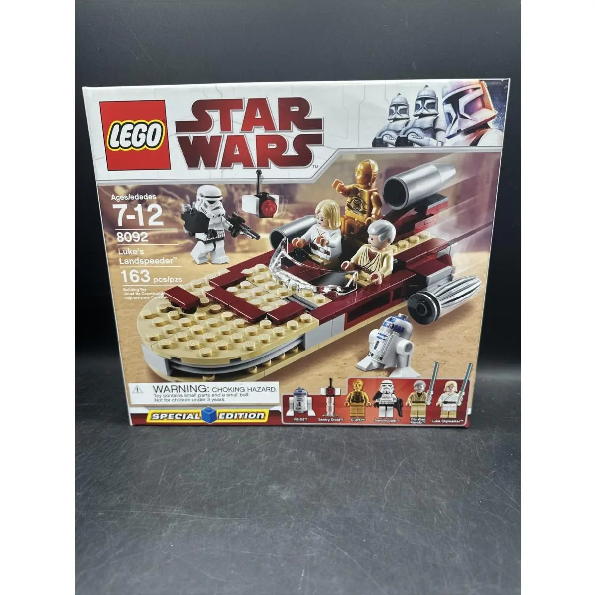 Lego Star Wars Luke`s Landspeeder 8092 Special Edition Retired - Red