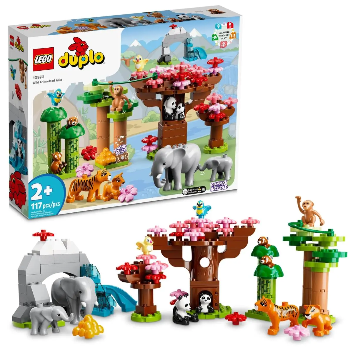 Lego 10974 Wild Animals of Asia - Retired Duplo 2022