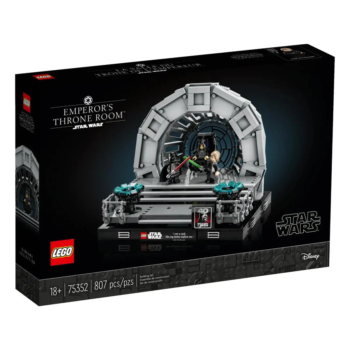 Lego Star Wars 75352 Emperor’s Throne Room Diorama