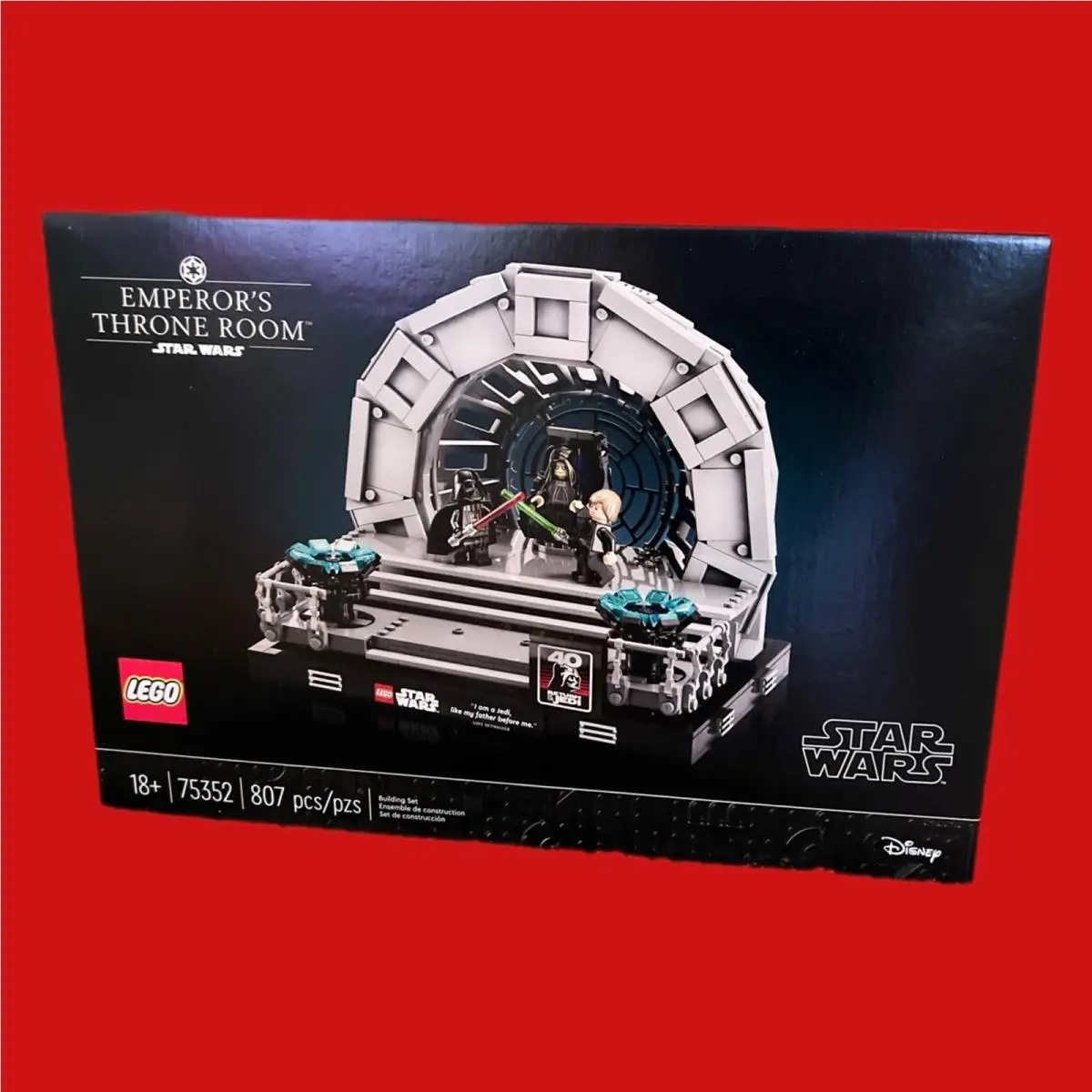 Lego 75352 Star Wars Emperors Throne Room Diorama 2023 Retired Luke Vader
