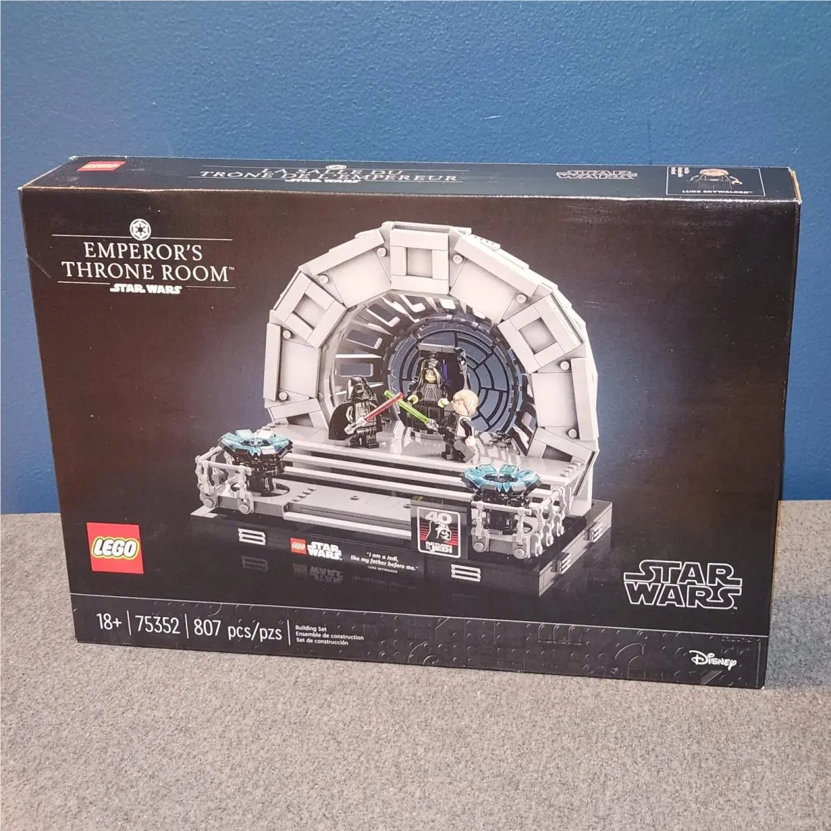 Lego Star Wars Emperors Throne Room Diorama 75352 Retired