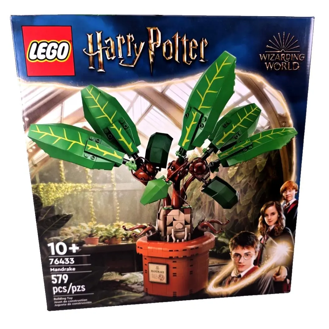 Lego Harry Potter: 76433 Mandrake 579pcs. Retired Carefully Shipped