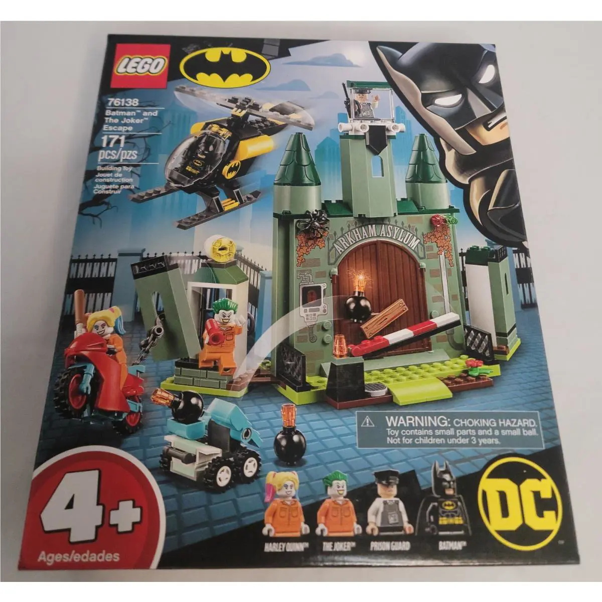 Lego 76138 Batman and The Joker Escape 4+ Harley Quinn DC Comics Super Heroes