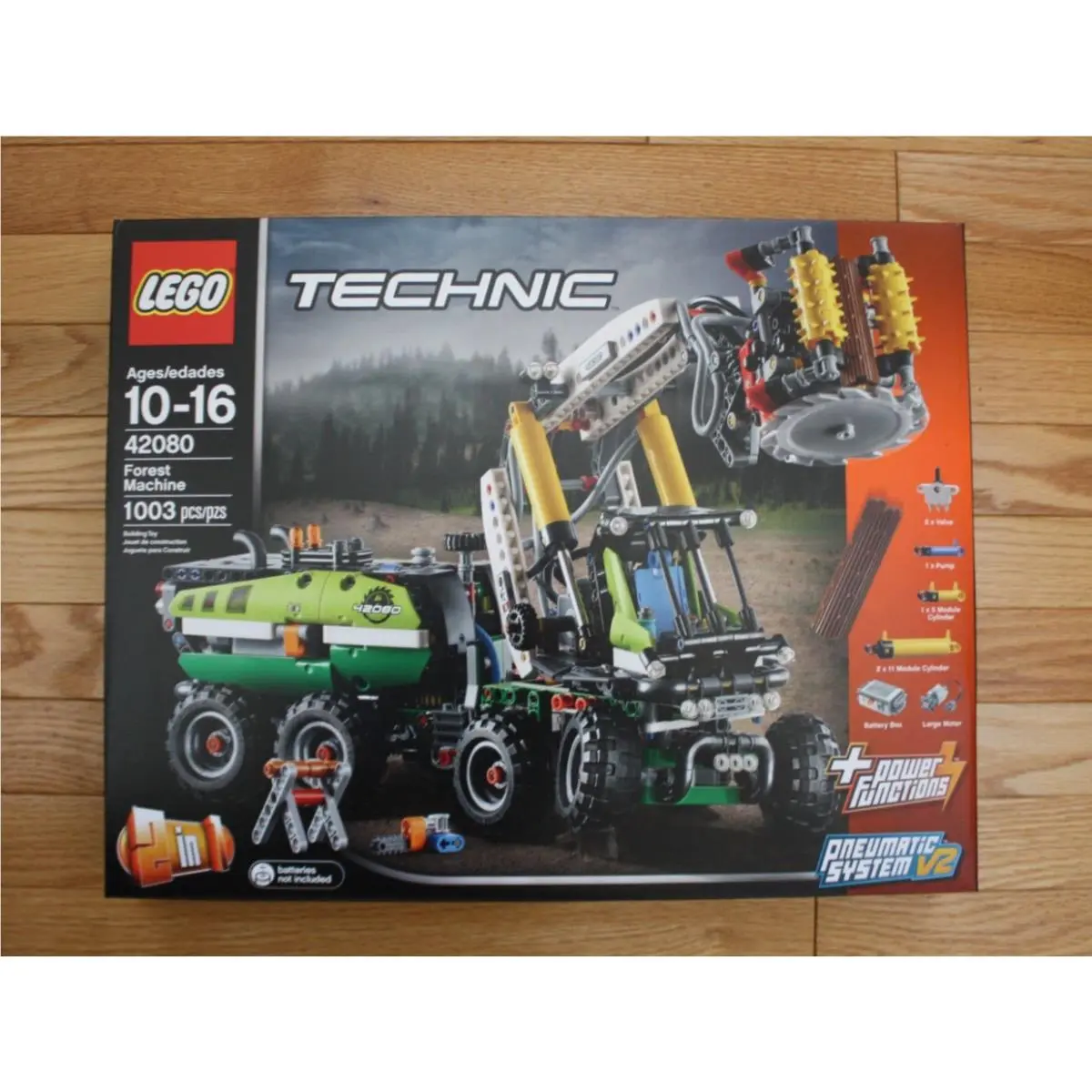 Lego Technic 42080 Forest Machine Power Functions Pneumatic