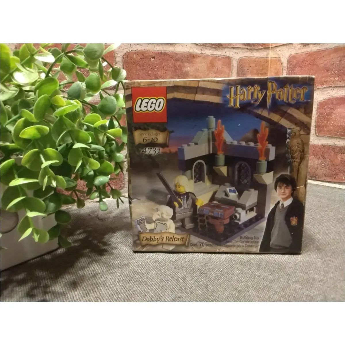Vtg 2002 Lego 4731 Harry Potter Dobby`s Release Box Retired Set