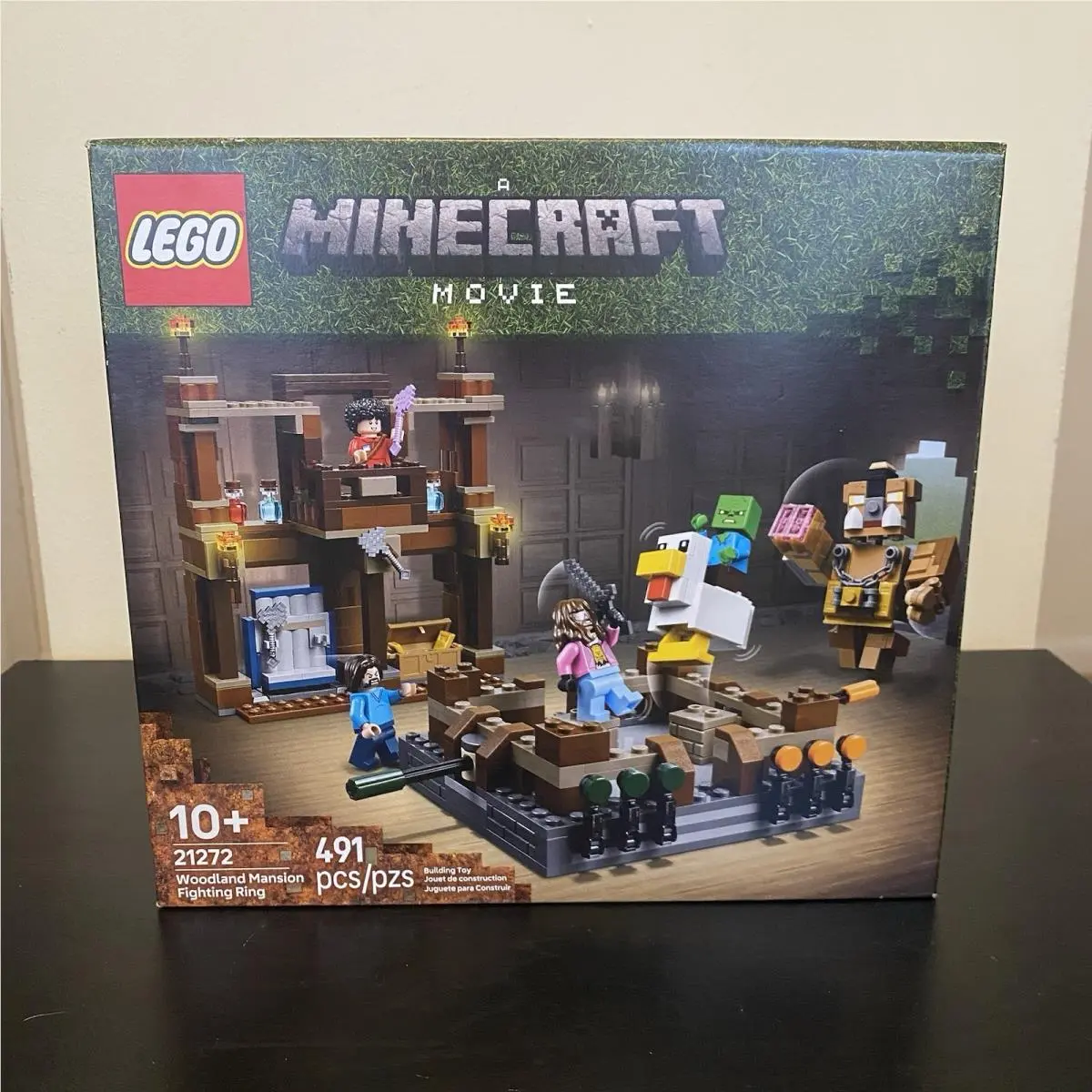 Lego 21272 A Minecraft Movie Woodland Mansion Fighting Ring Set