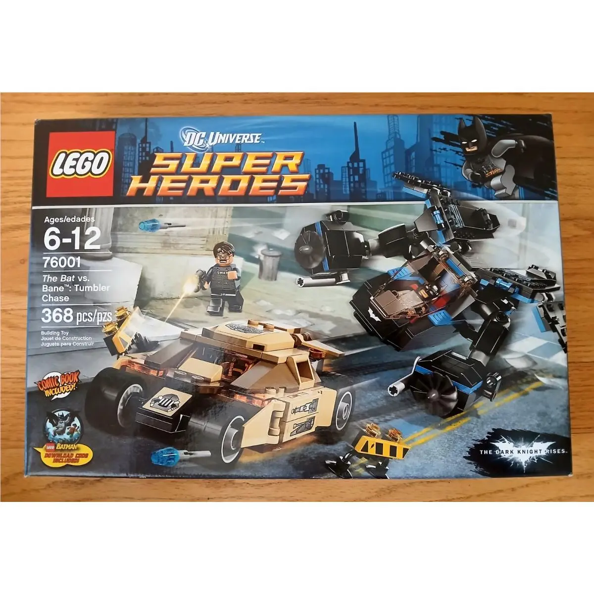 Lego DC Comics Super Heroes: The Bat Vs. Bane: Tumbler Chase 76001 New/