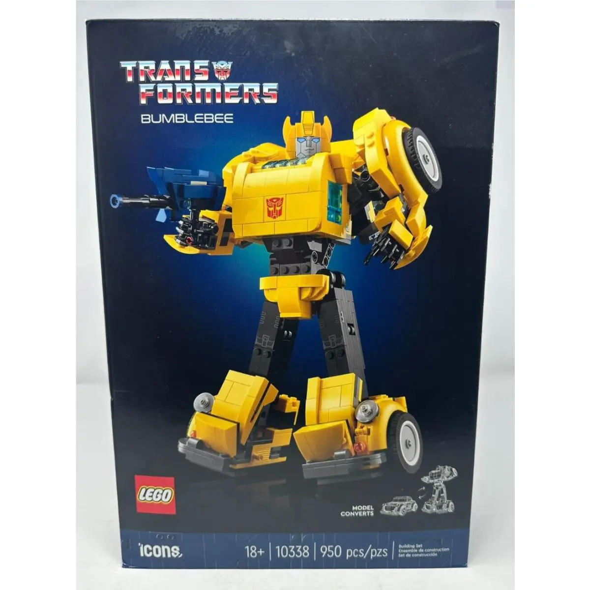 Transformers Bumblebee Lego Icons 2024 Set 10338 950 Pcs