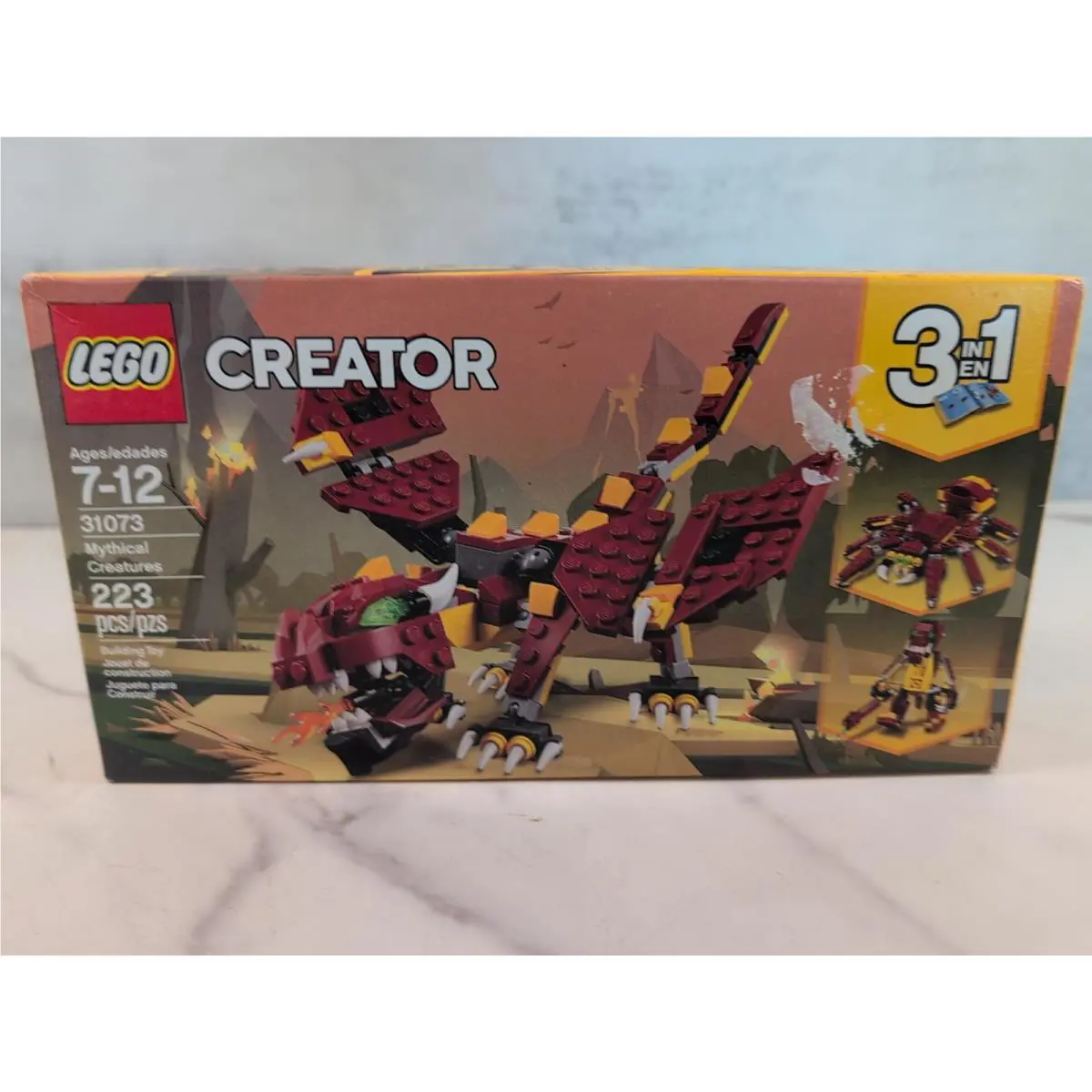 Lego Creator 31073 Mythical Creatures 3in1 Set