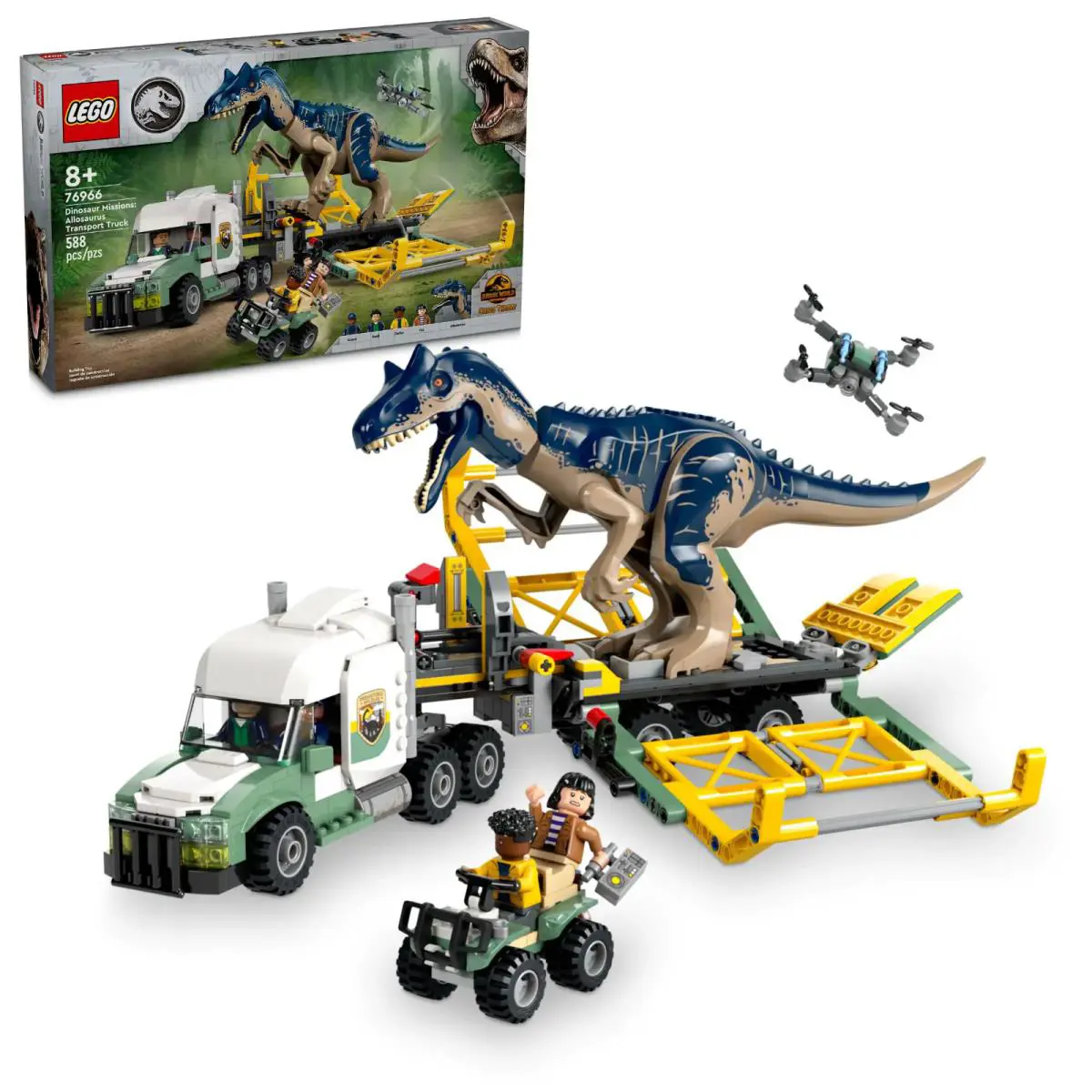 Lego Jurassic World 76966 Dinosaur Missions: Allosaurus Transport Truck