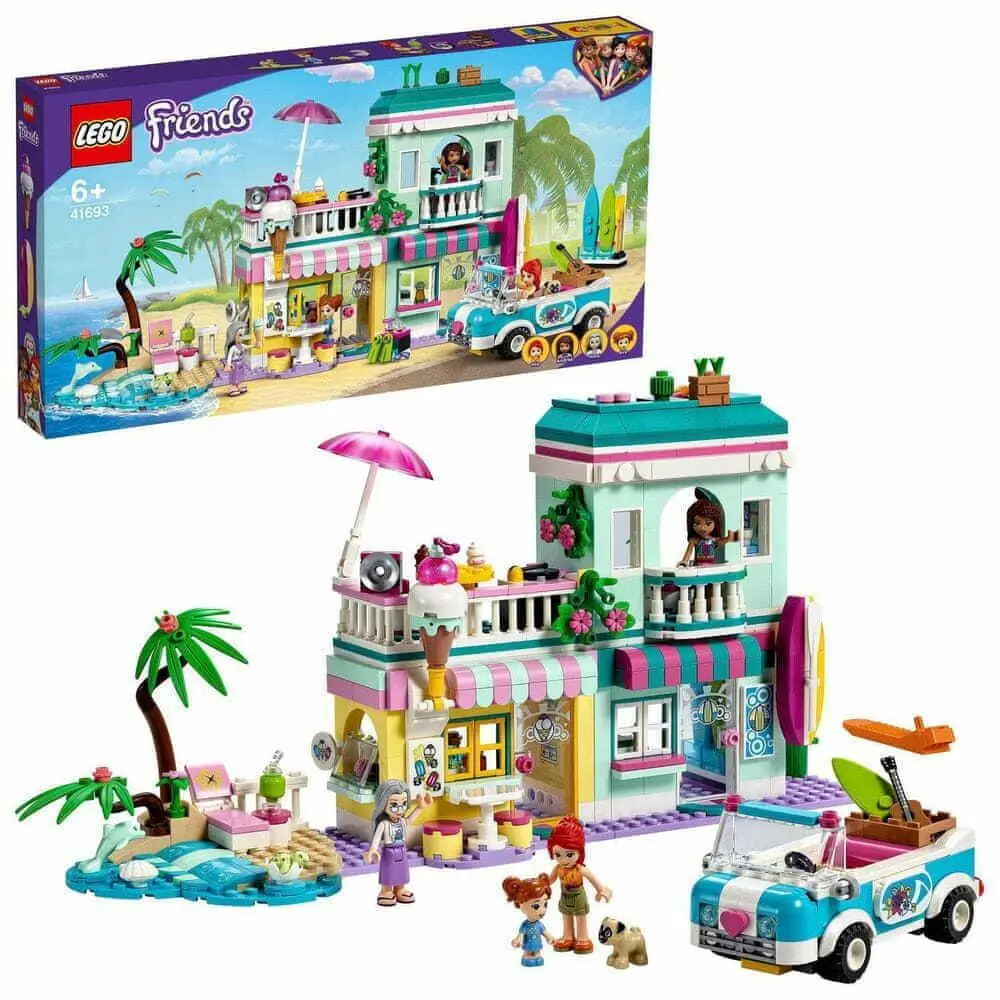 Lego Friends 41693 Surfer Beachfront Building Kit 685 Pcs Gift Set