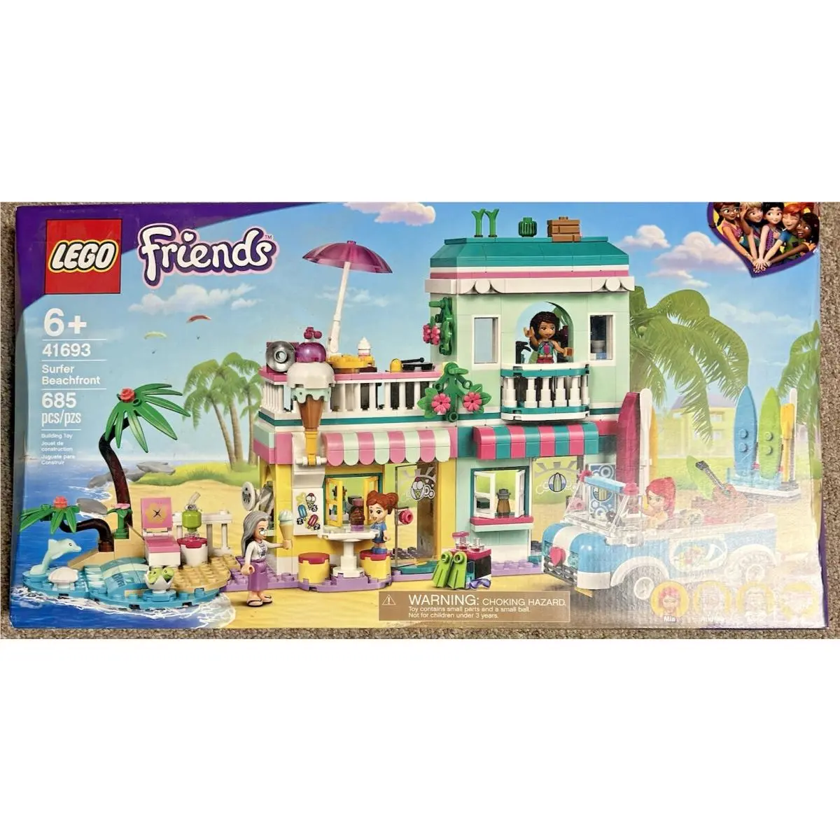 Lego Friends: Surfer Beachfront 41693