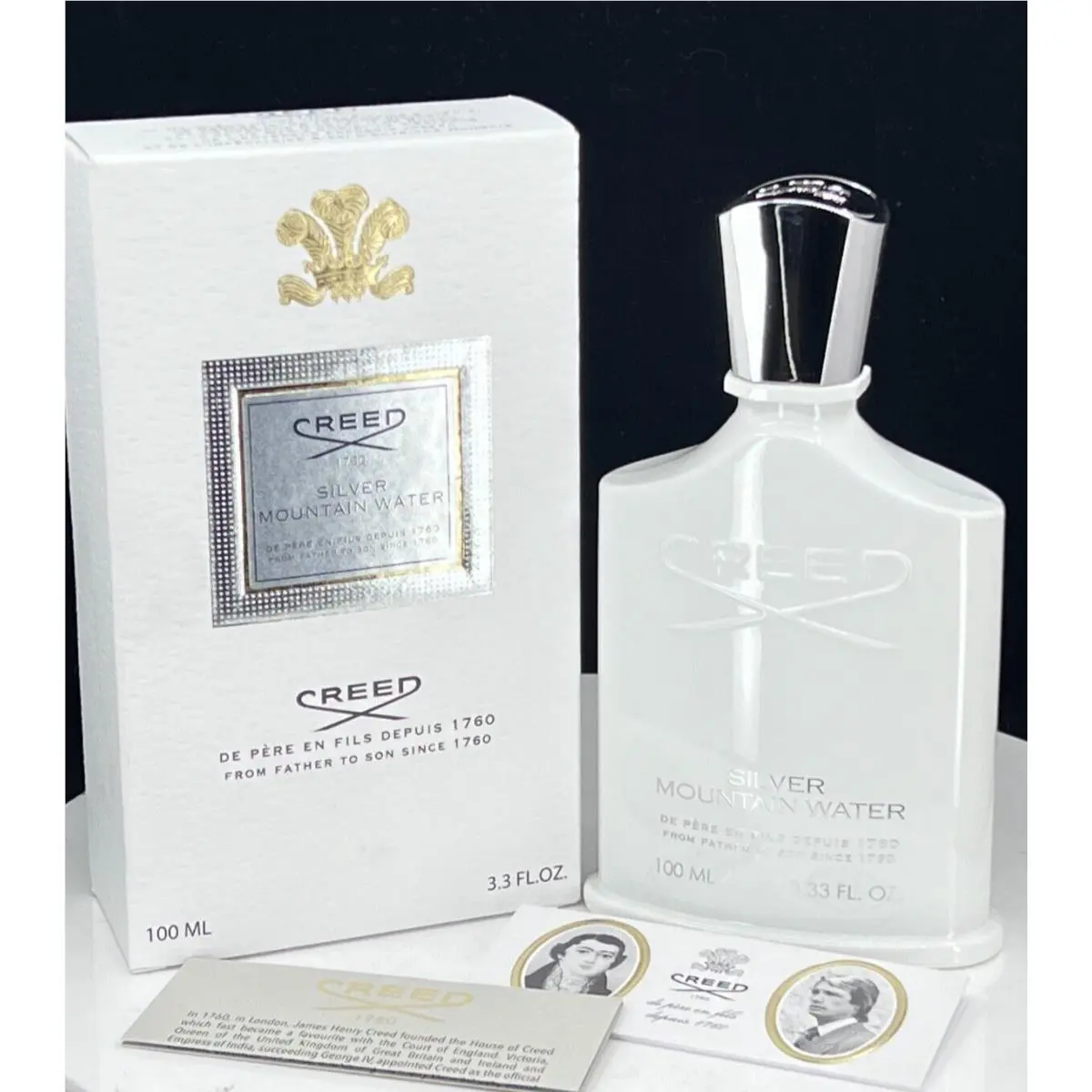 Creed Silver Mountain Water Unisex Eau De Parfum Spray - 3.4oz/100mL