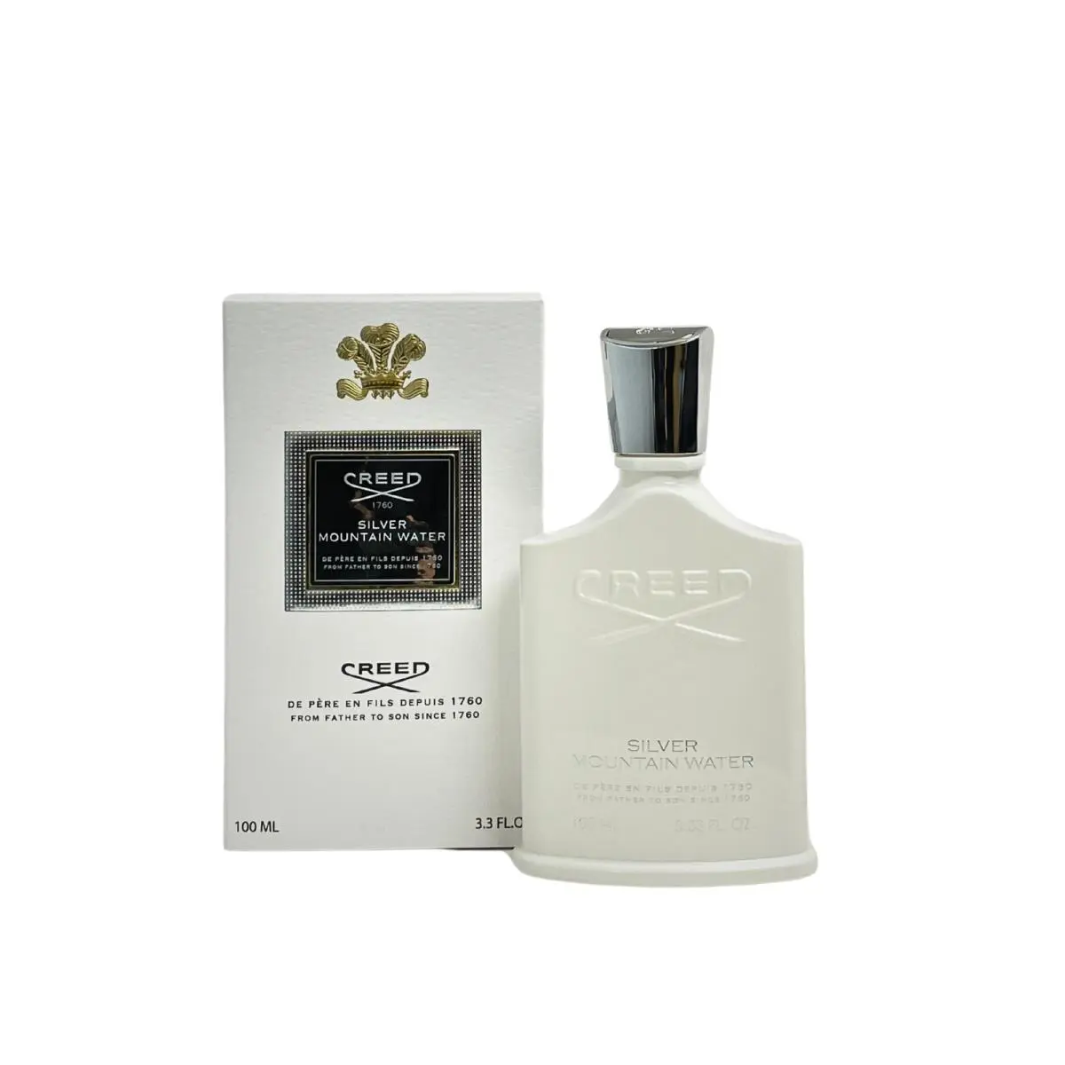 Silver Mountain Water For Men By Creed Eau De Parfum Spray 3.3 Oz