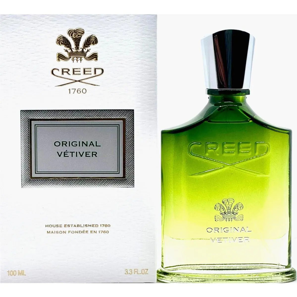 Creed Vetiver Eau DE Parfum Spray Unisex 3.3 Oz / 100 ml