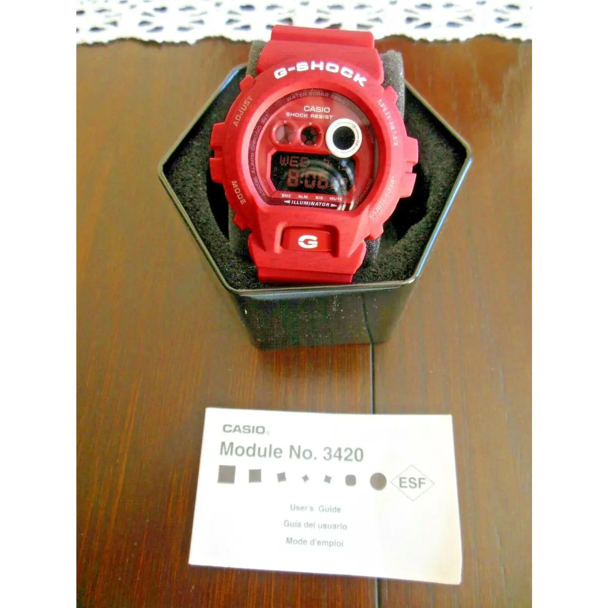 GD-X6900HT-4 G-shock Heathered Coloring Red by Casio