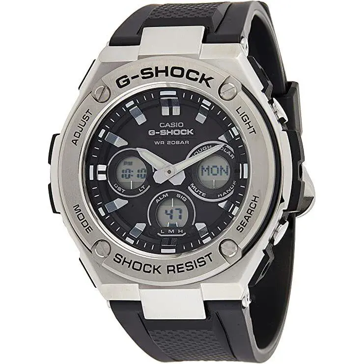 Men`s G-shock GSTS310-1A Black Polyurethane Japanese Quartz Sport Watch by Casio