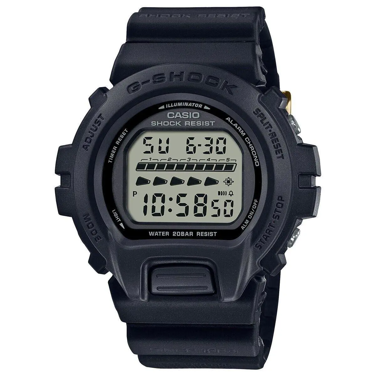 40th  G-shock DW6640RE-1 Black Series Associated with Navy Seals by Casio