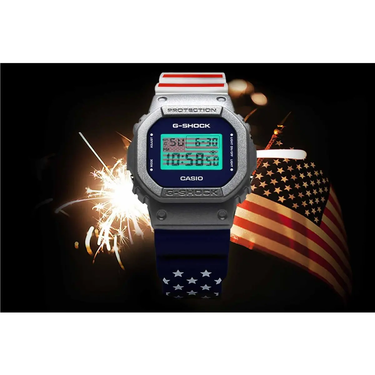 4th of July  G-shock DW5600US23-7CR Usa Special Edition by Casio