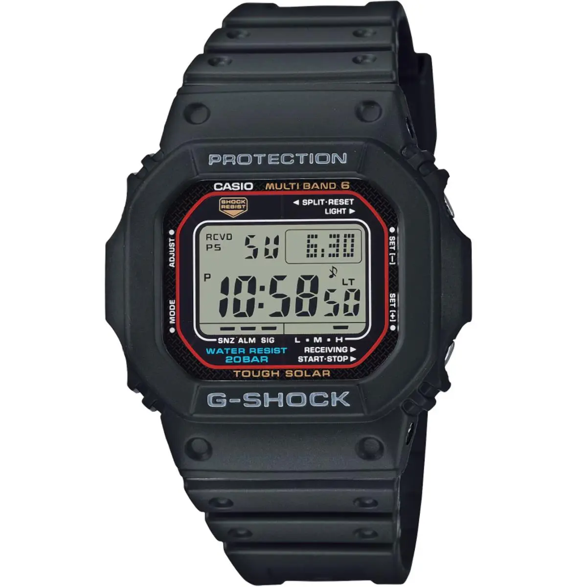 GWM5610-1 Black G-shock 5600 Solar Atomic Watch by Casio