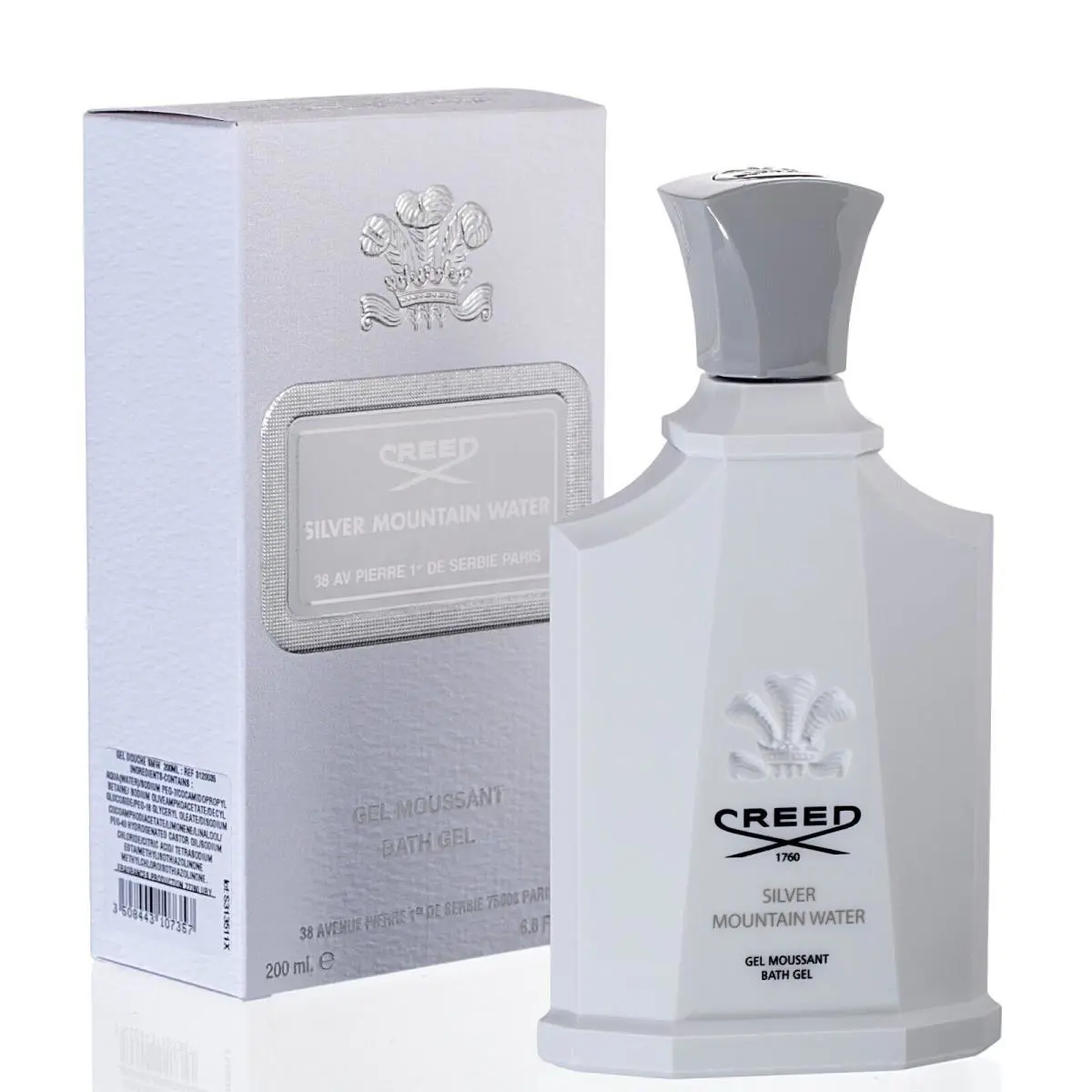 Silver Mountain  Bath Gel Unisex 6.8 Oz by Creed