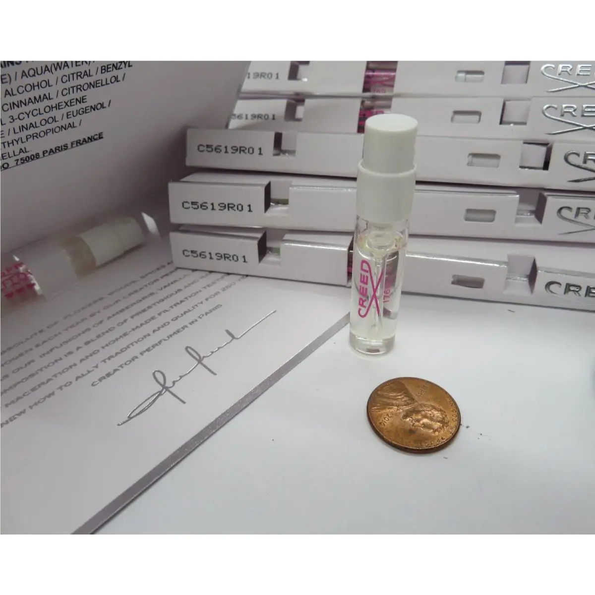 Spring Flower By Creed Lot OF 10 Sample Size Echantillon Eau DE Parfum Spray