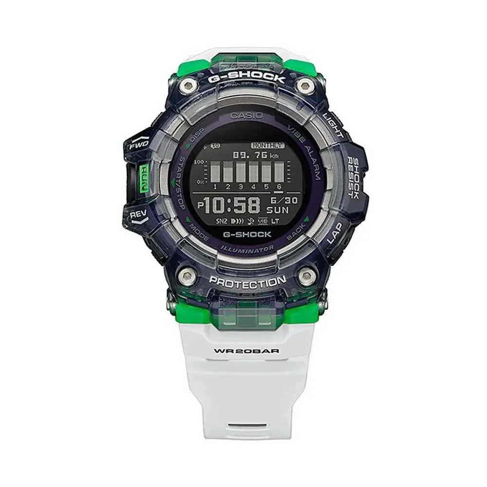 G-shock Digital Display Black Resin Band Men`s Wrist Watch GBD-100SM-1A7DR by Casio