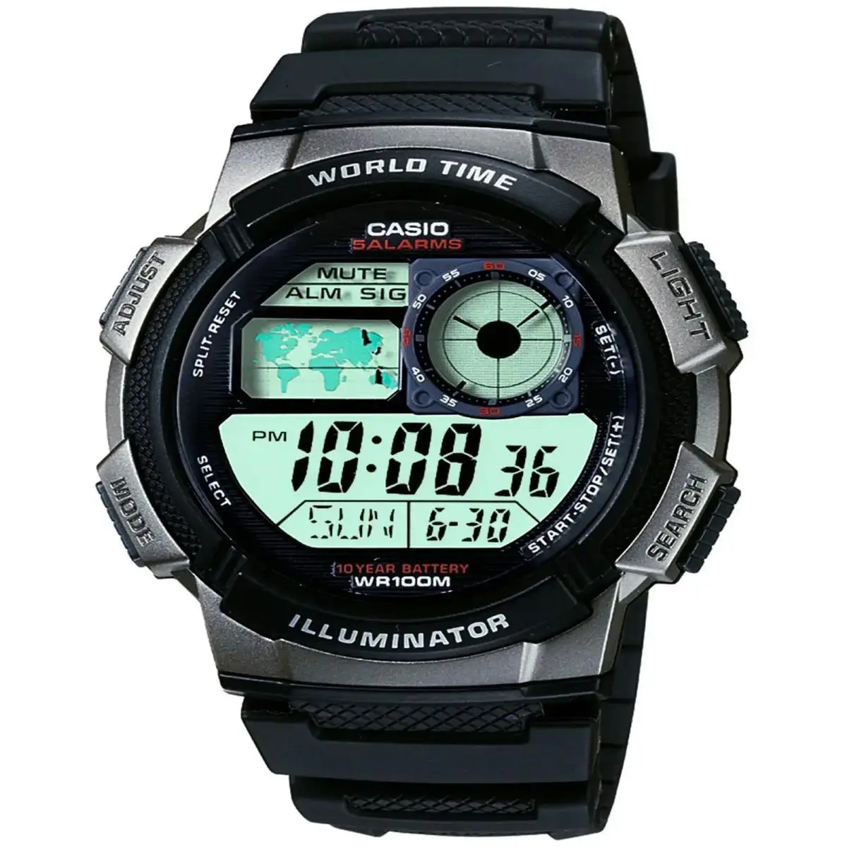 Casio Men`s Sport Digital Watch AE1000W-1BVCF