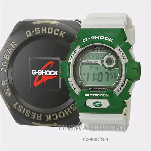 G-shock Crazy Color Green Case Digital Men`s Watch G8900CS-3 by Casio