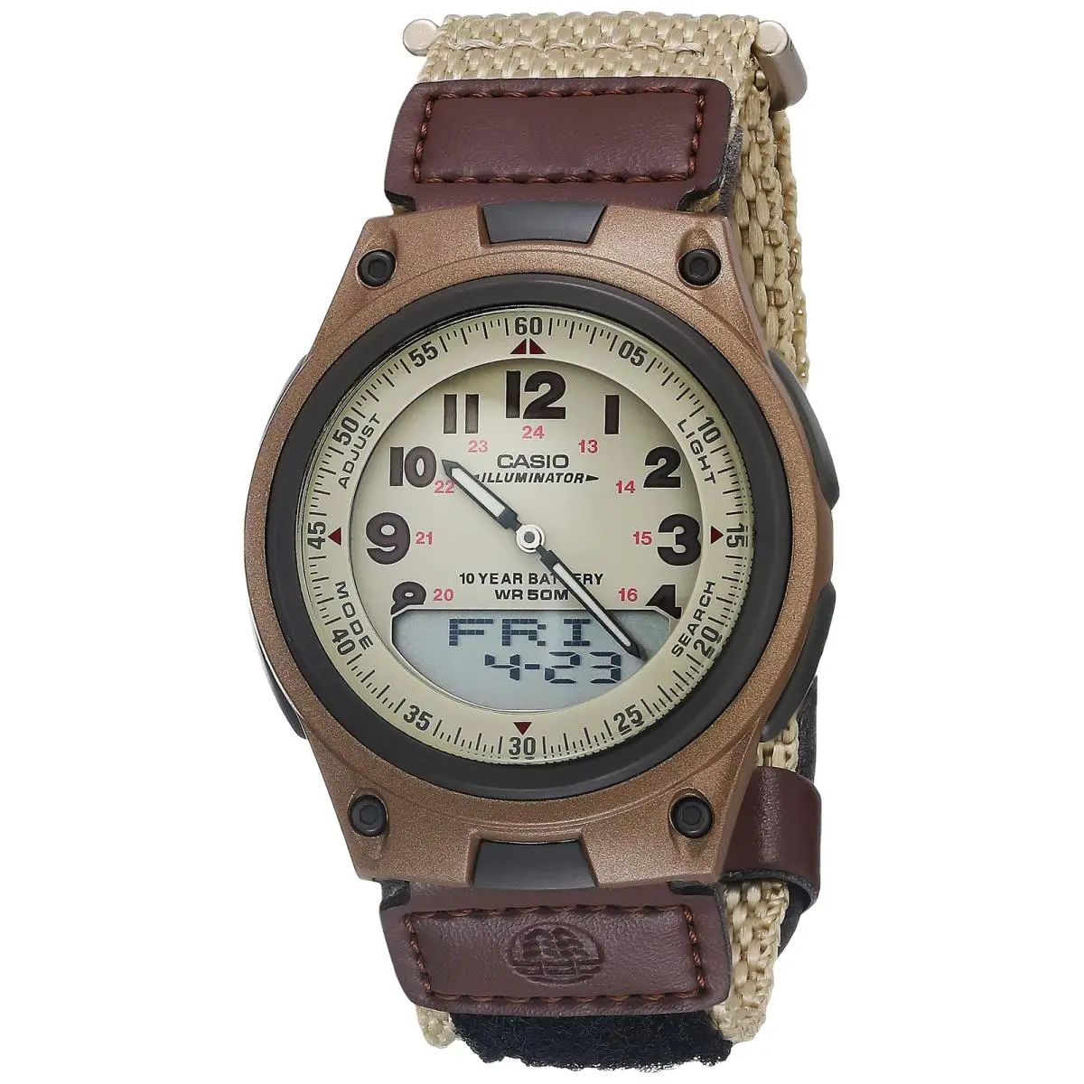 Casio AW80V-5B Databank World Timer Men`s Digital Watch - 
