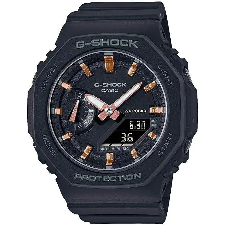 Casio Ladies G-shock Carbon Core Watch - GMA-S2100-1ADR