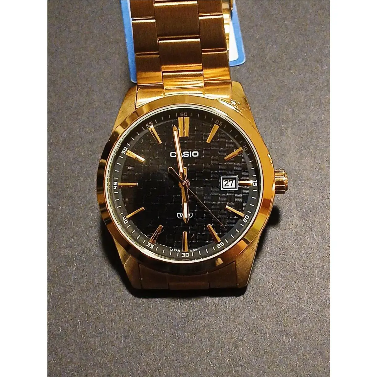 Casio General with Gold Stainless Steel Strap Men Watch MTP-VD03G-1AUDF